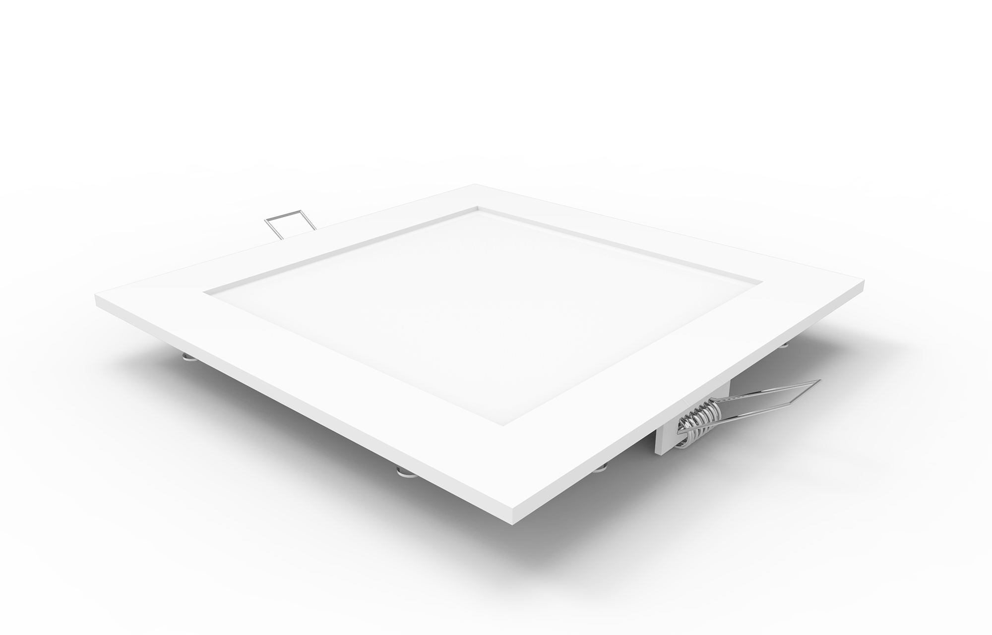 2010730010  Intego R Ecovision Slim Recessed 170mm Square (6") 12W, 6400K, 120°, Cut-Out 150x150mm